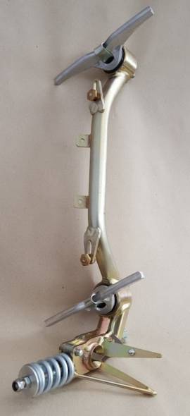 Nachl�ufer links montiert / Rear carrier left complete - Bild vergr��ern 
