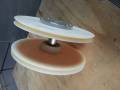 Aufzugrad montiert / Elevator pulley assembled