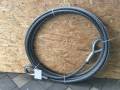 Ausleger Stahlseil 10m * 18mm  verzinkt / Cantilever steel cable 10m * 18 galvanized