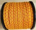Schleppleine, vorgereckt, 200m, 7mm  gelb rot / Tow rope 200m yellow red, pre-stretched