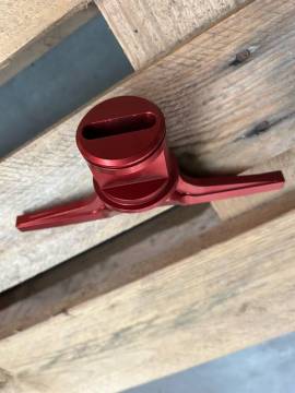 Keilklemme eloxiert 8 - 10mm / Wedge clamp anodized 8 - 10 mm - Bild vergrern 