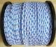 Schleppleine, vorgereckt, 200m, 7mm blau weiss / Tow rope 200m blue white pre-stretched